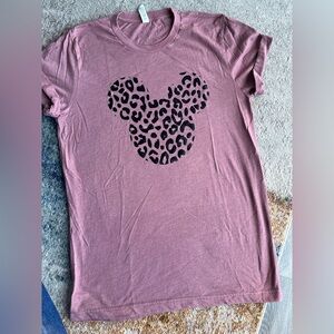 Disney Mickey Head animal kingdom print T shirt